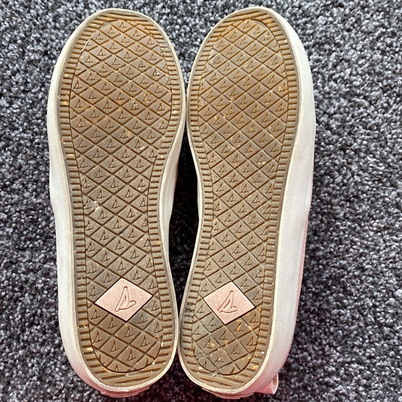 Sperry pink sparkle slip on shoes - Picture 6 of 9